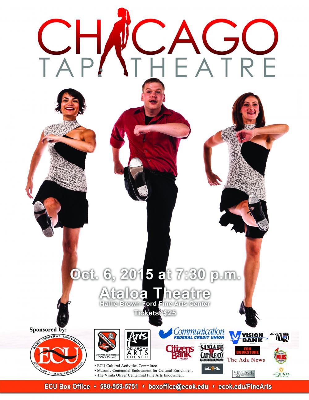 Acclaimed Chicago Tap Theatre Performance Slated For Oct. 6 At ECU